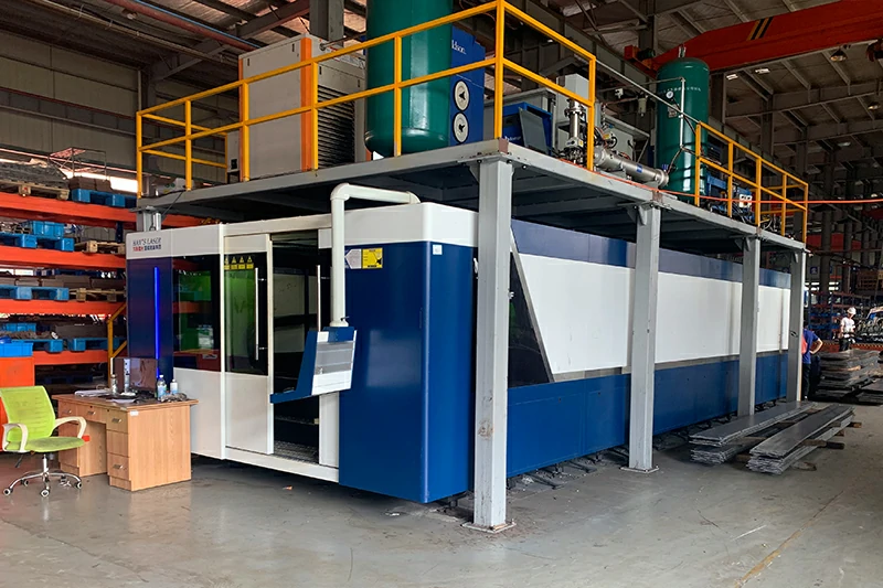 12000W 8m 2.5m Hans Laser Cutter